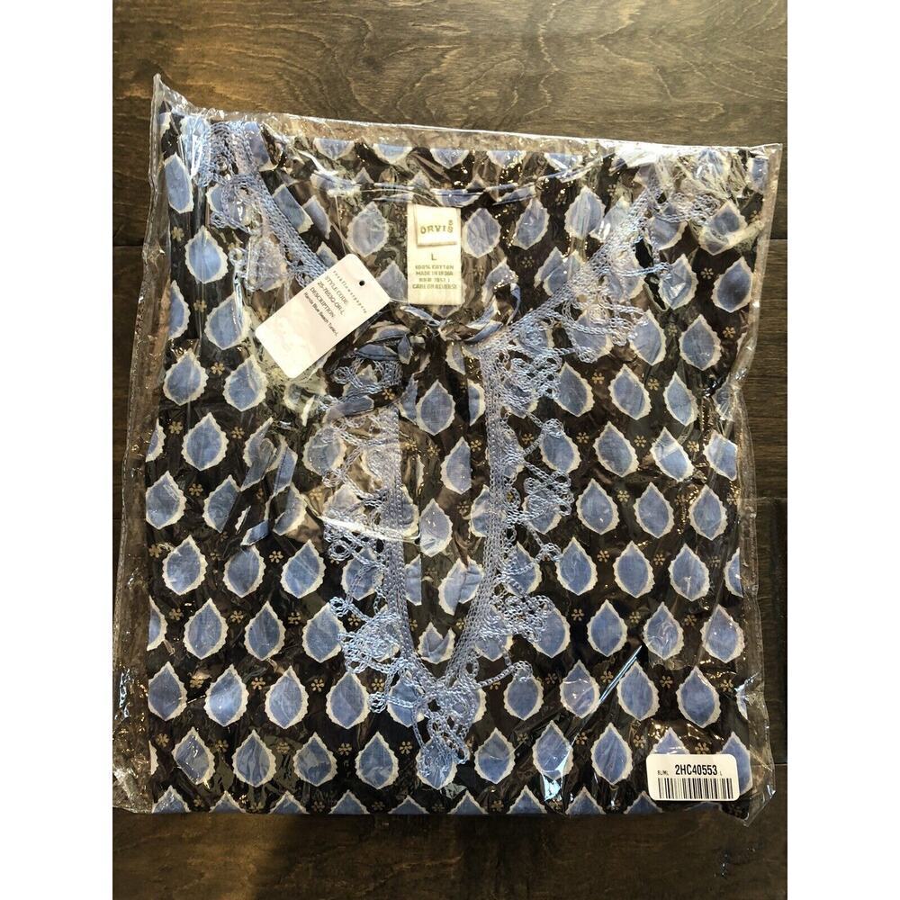 Orvis Randa Blue Beach Tunic